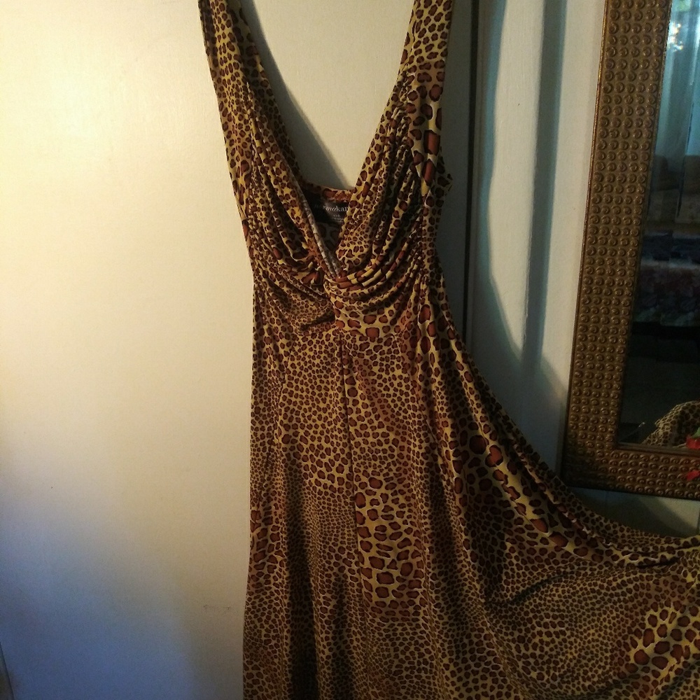 NORMA KAMALI, Cute Animal Print Dress
